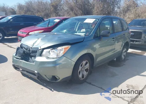 2014 Subaru Forester 2.5I from USA, damaged, VIN JF2SJAAC1EH424589